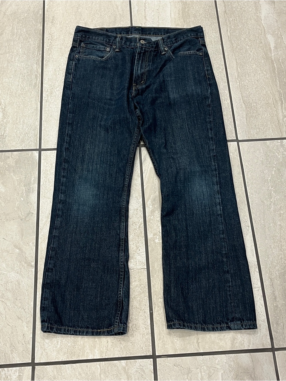 Levi's 527 Jeans Men 36x30 Slim Bootcut Dark Wash Denim